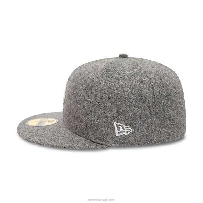 FFTN1058 New Era boné ajustado la dodgers melton grey 59fifty