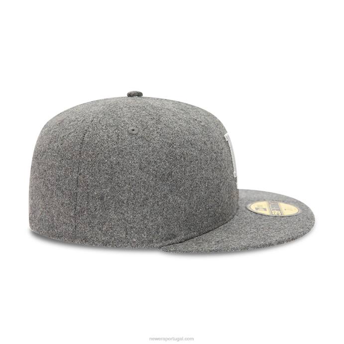 FFTN1058 New Era boné ajustado la dodgers melton grey 59fifty