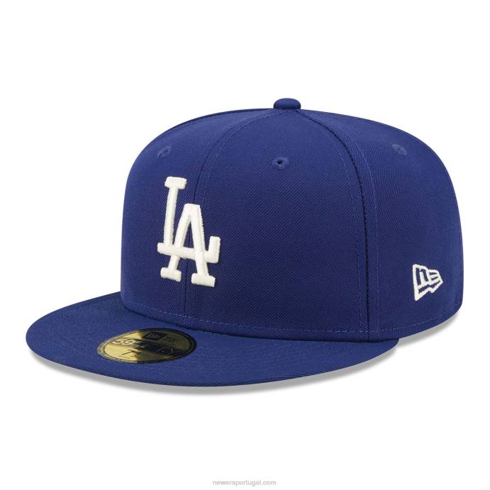 FFTN1059 New Era boné 59fifty azul escuro la dodgers citrus pop