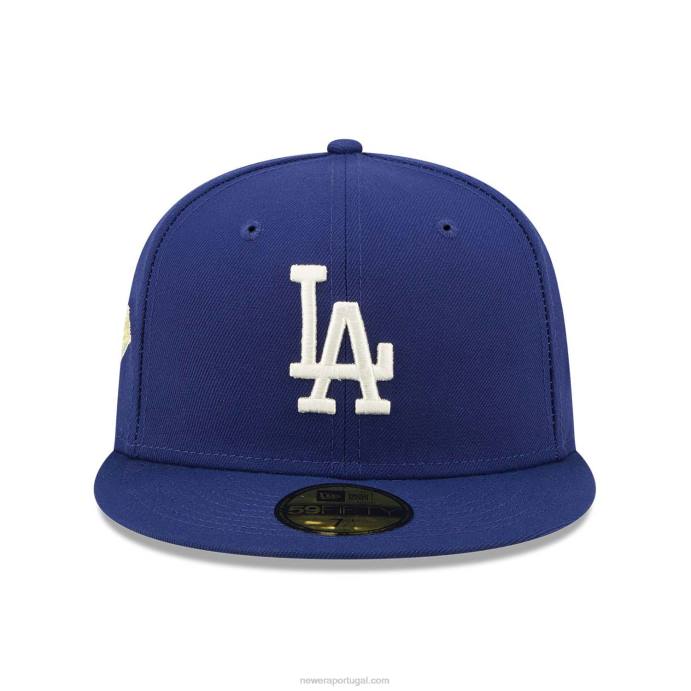 FFTN1059 New Era boné 59fifty azul escuro la dodgers citrus pop