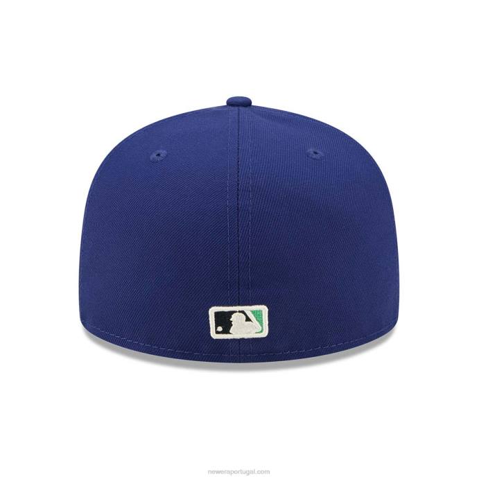 FFTN1059 New Era boné 59fifty azul escuro la dodgers citrus pop