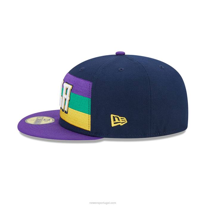 FFTN1061 New Era Boné new orleans pelicans authentics city edition navy 59fifty