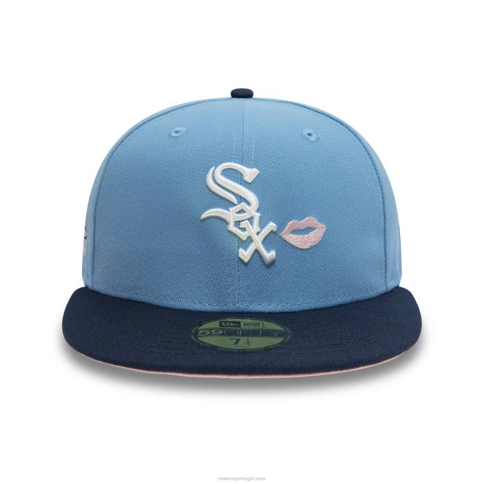 FFTN1062 New Era chicago white sox 2005 world series champions sky blue 59fifty boné ajustado