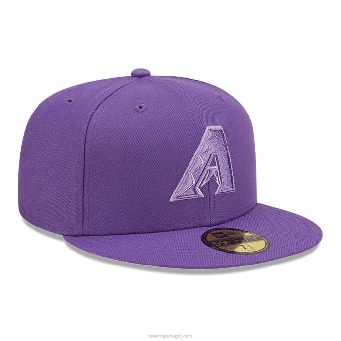 FFTN1063 New Era boné arizona Diamondbacks monocamo roxo 59fifty