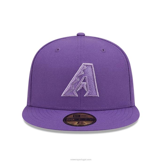 FFTN1063 New Era boné arizona Diamondbacks monocamo roxo 59fifty