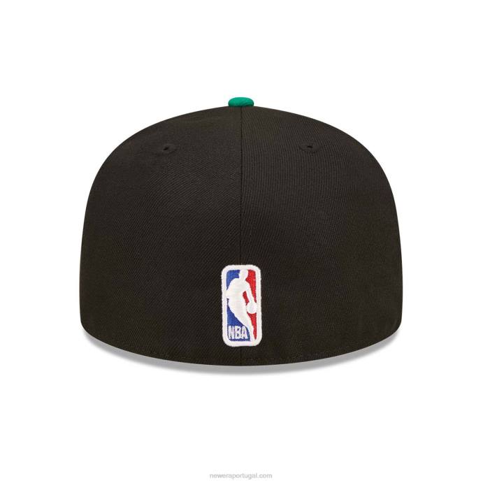 FFTN1069 New Era Boné boston celtics nba tip off 2022 preto 59fifty