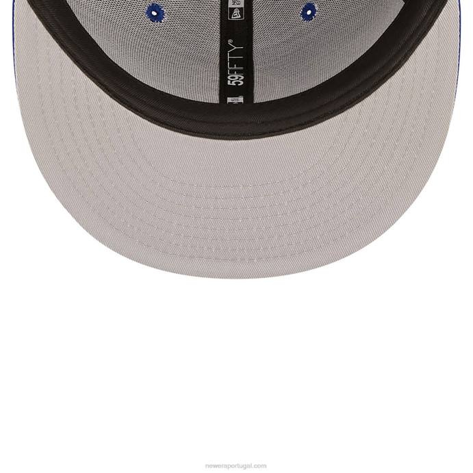 FFTN1072 New Era boné chicago cubs mlb team heart azul 59fifty