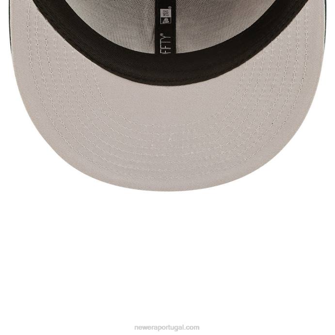 FFTN1075 New Era Boné Oakland Athletics MLB Crown Champs Verde 59Fifty