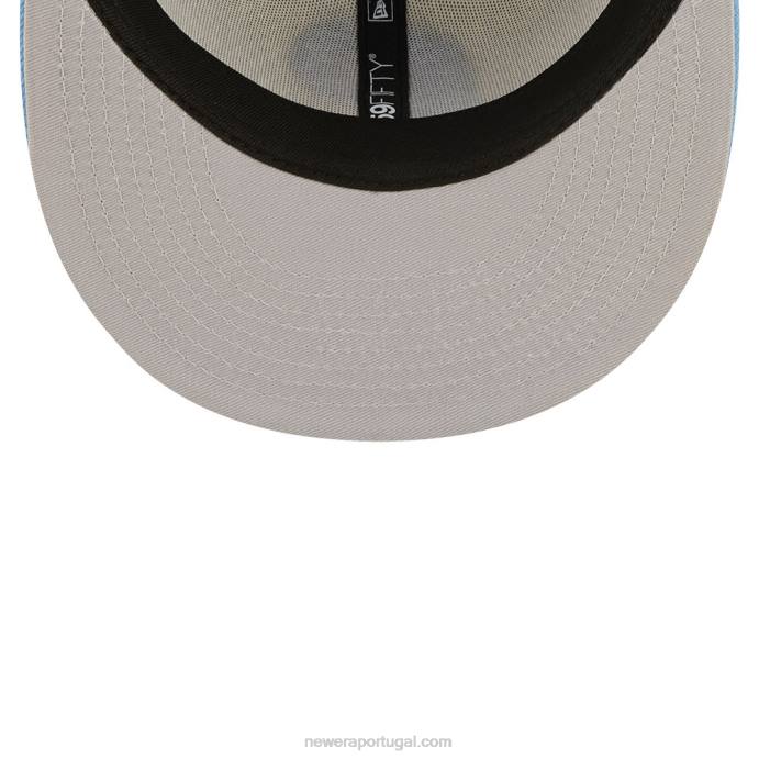 FFTN1077 New Era Boné philadelphia phillies mlb azul claro 2 tons 59fifty