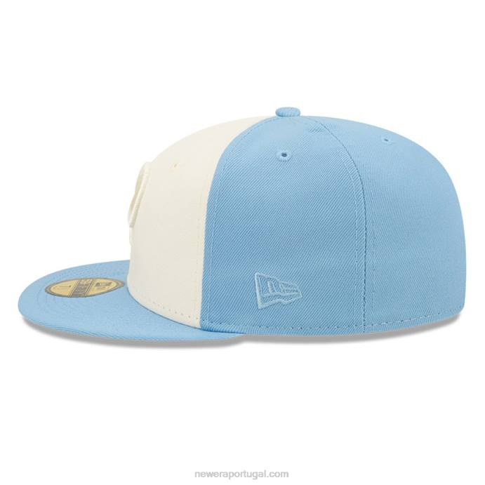 FFTN1077 New Era Boné philadelphia phillies mlb azul claro 2 tons 59fifty