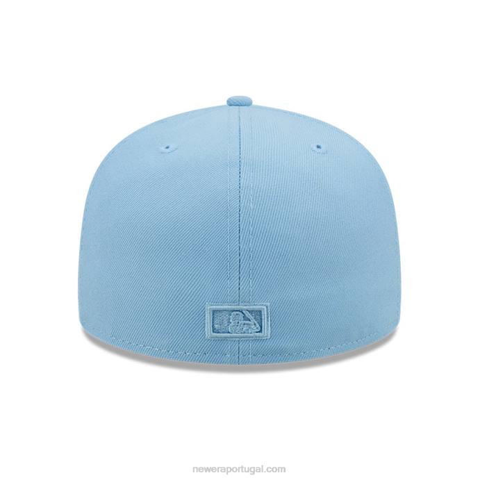 FFTN1077 New Era Boné philadelphia phillies mlb azul claro 2 tons 59fifty