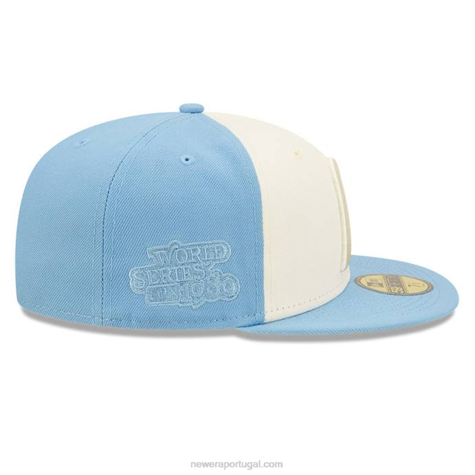 FFTN1077 New Era Boné philadelphia phillies mlb azul claro 2 tons 59fifty