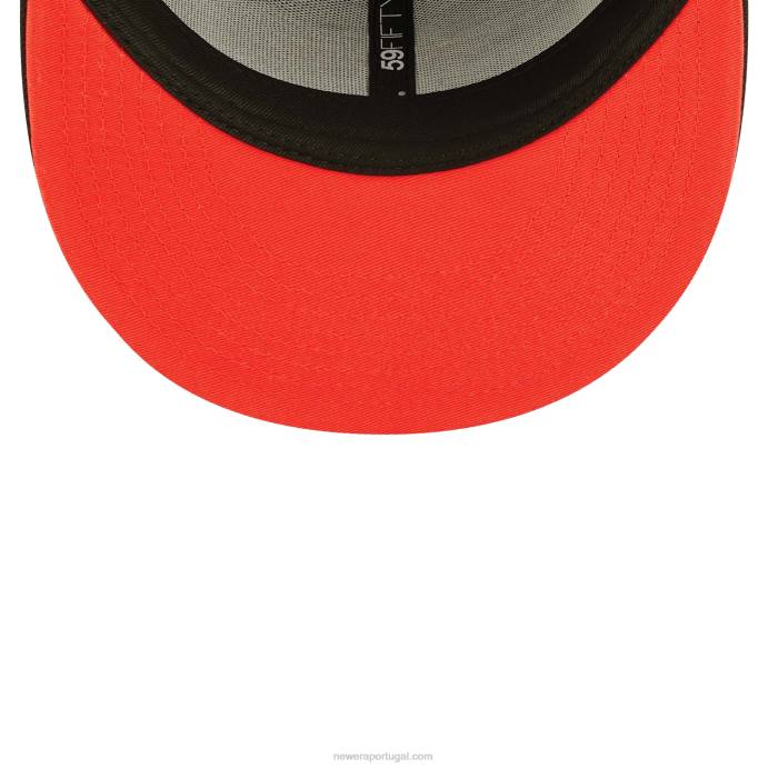 FFTN1078 New Era Boné houston astros fruit preto 59fifty ajustado