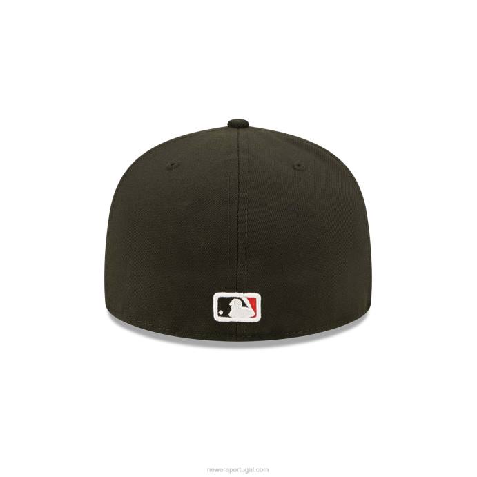 FFTN1078 New Era Boné houston astros fruit preto 59fifty ajustado