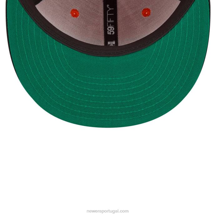 FFTN1084 New Era Boné Cincinnati Bengals X Grampeado Orange 59Fifty
