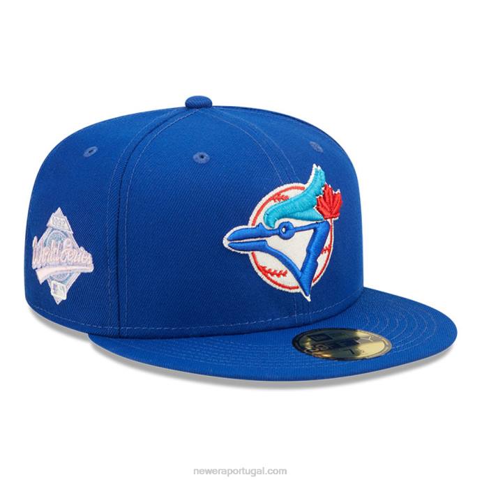 FFTN1085 New Era boné toronto blue jays mlb pop sweat azul 59fifty