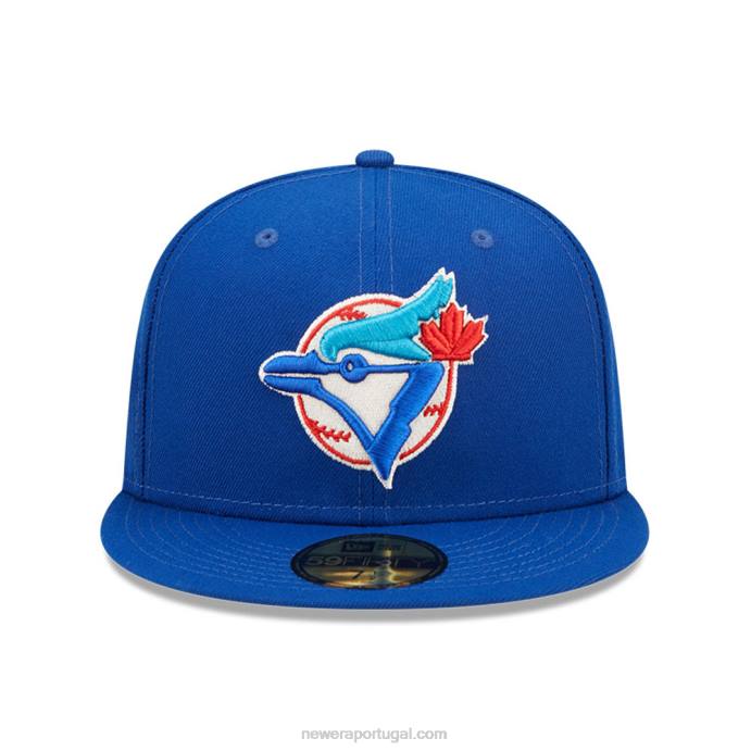 FFTN1085 New Era boné toronto blue jays mlb pop sweat azul 59fifty