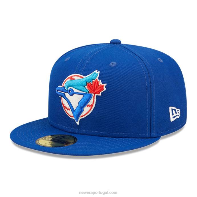 FFTN1085 New Era boné toronto blue jays mlb pop sweat azul 59fifty