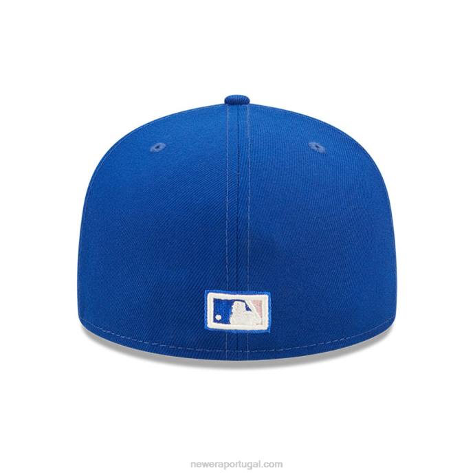 FFTN1085 New Era boné toronto blue jays mlb pop sweat azul 59fifty