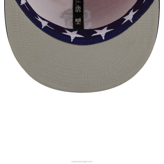 FFTN108 New Era Boné San Francisco Giants Pinwheel Americana Red 59Fifty