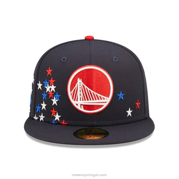 FFTN1090 New Era Boné Golden State Warriors nba americana navy 59fifty