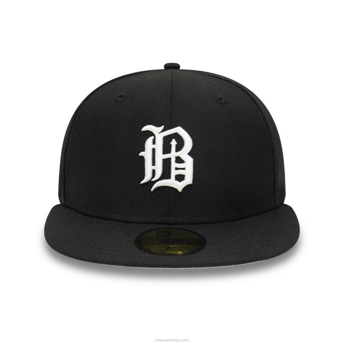 FFTN1094 New Era boné birmingham barons milb preto 59fifty