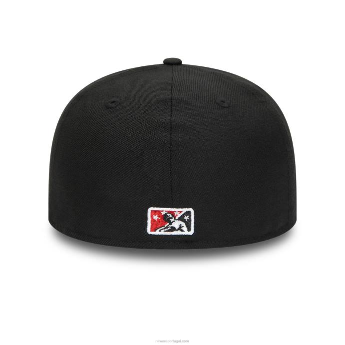 FFTN1094 New Era boné birmingham barons milb preto 59fifty