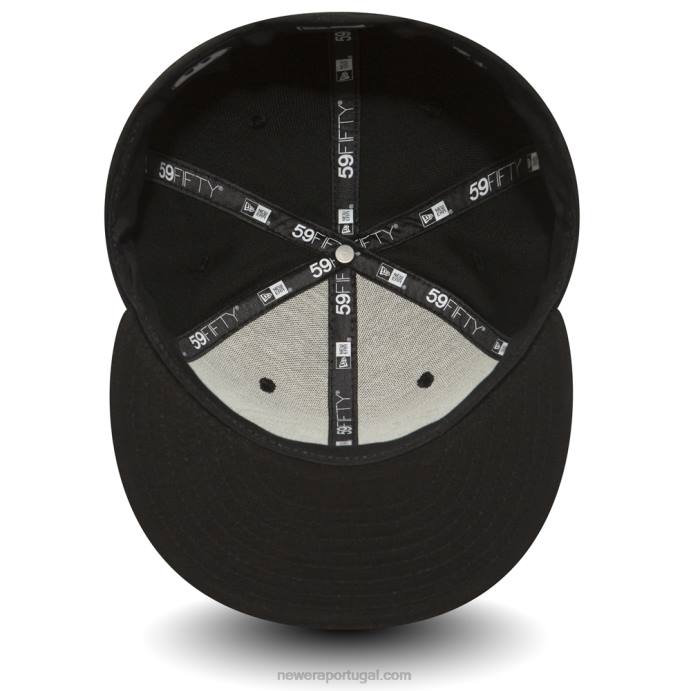 FFTN1095 New Era boné essencial preto 59fifty do personagem batman