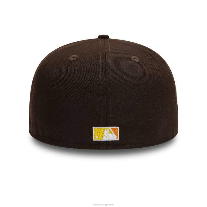 FFTN1096 New Era boné san diego padres 1989 all star game madeira queimada 59fifty
