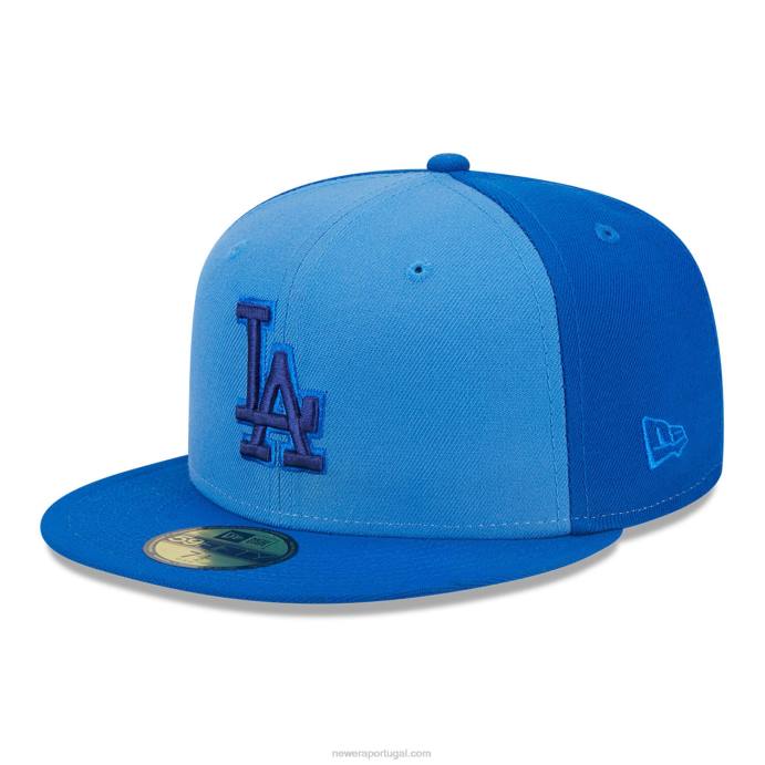 FFTN1098 New Era boné la dodgers tritone team azul 59fifty
