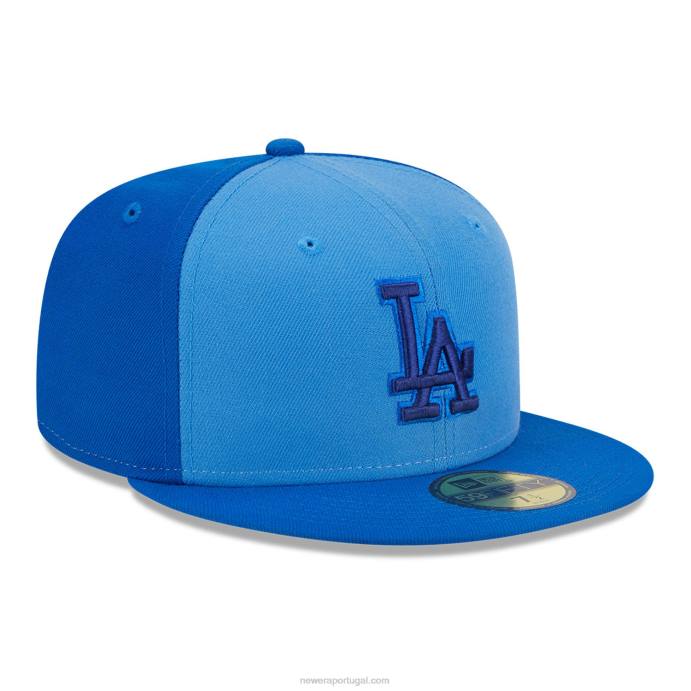 FFTN1098 New Era boné la dodgers tritone team azul 59fifty