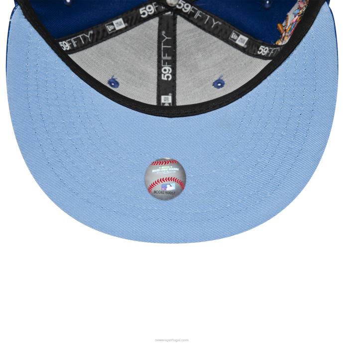 FFTN109 New Era Boné New York Mets Groovy Blue 59Fifty