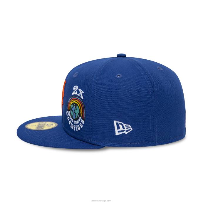 FFTN109 New Era Boné New York Mets Groovy Blue 59Fifty