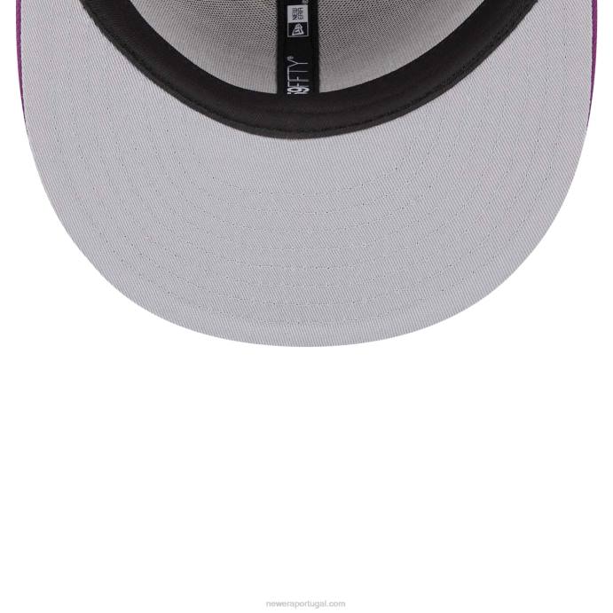 FFTN1100 New Era Boné Atlanta Braves Zodiac Purple 59Fifty