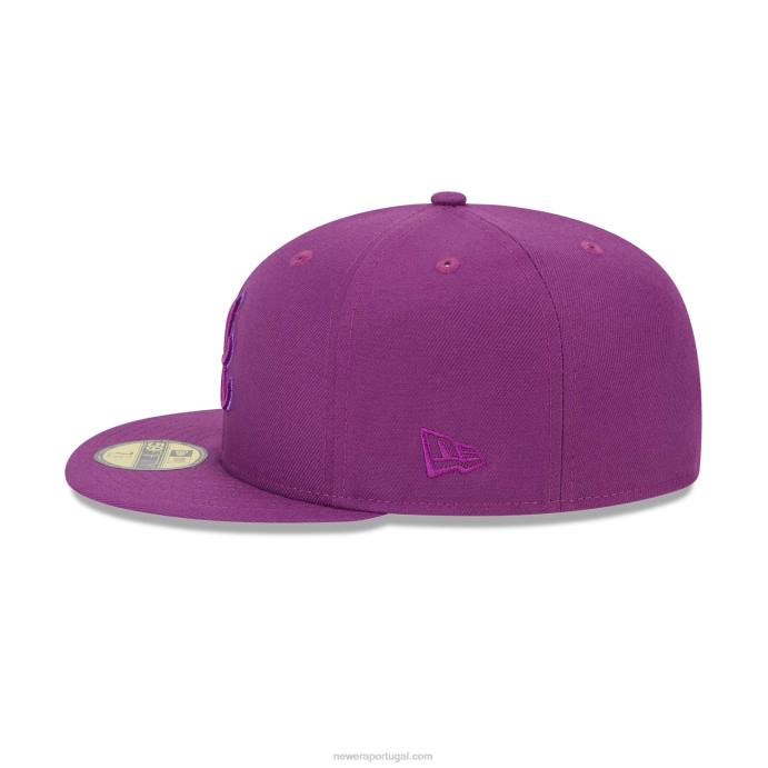 FFTN1100 New Era Boné Atlanta Braves Zodiac Purple 59Fifty