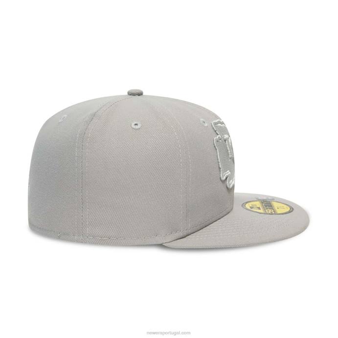 FFTN1102 New Era kansas city chiefs team spotlight boné cinza 59fifty