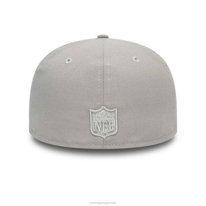FFTN1102 New Era kansas city chiefs team spotlight boné cinza 59fifty