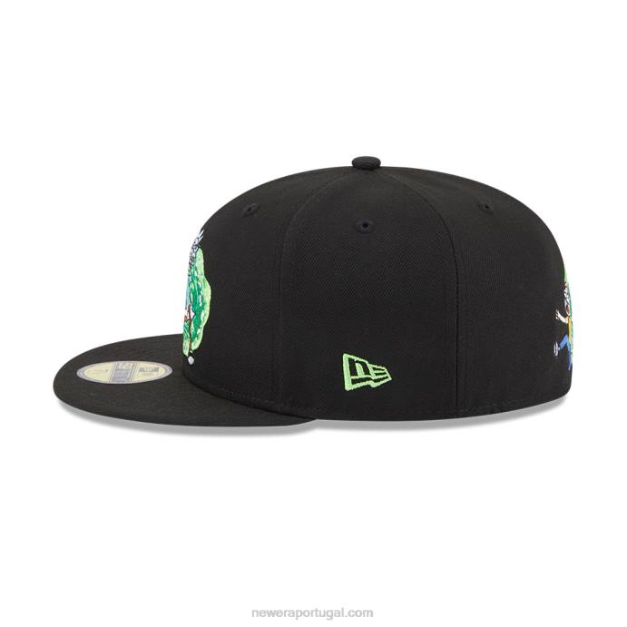 FFTN1107 New Era boné preto rick and morty 59fifty