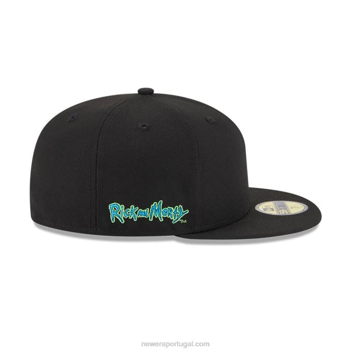 FFTN1107 New Era boné preto rick and morty 59fifty