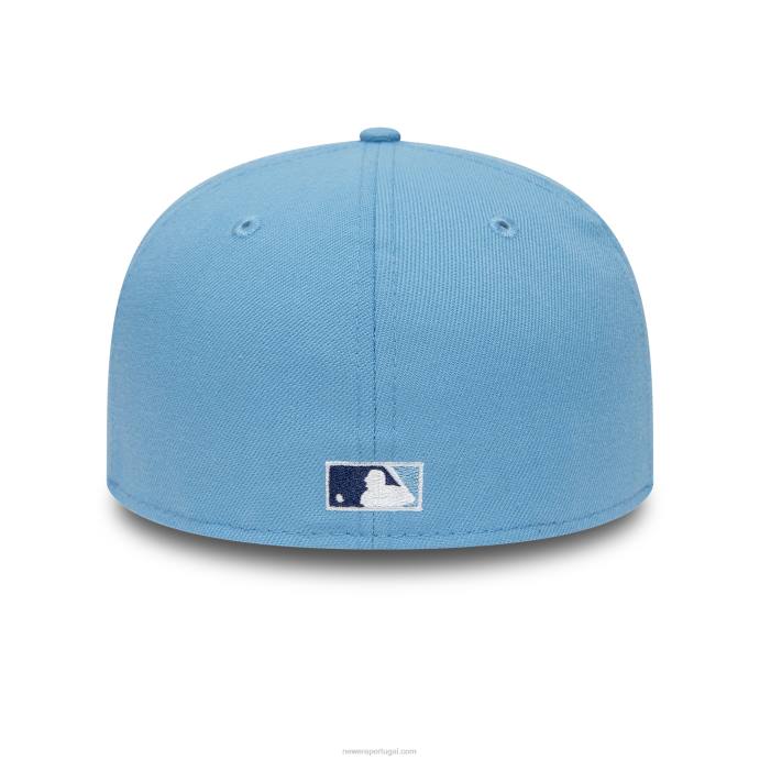 FFTN1109 New Era Tampa Bay Rays American League Stadium Sky Blue 59Fifty Boné Ajustado