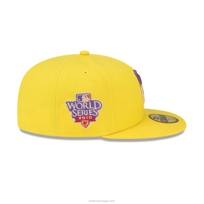 FFTN110 New Era San Francisco Giants Icy Pop Amarelo Brilhante Boné 59 Fifty