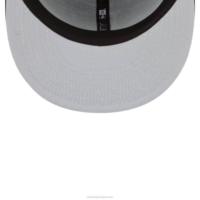 FFTN1112 New Era boné florida marlins feltro x mlb marrom 59fifty