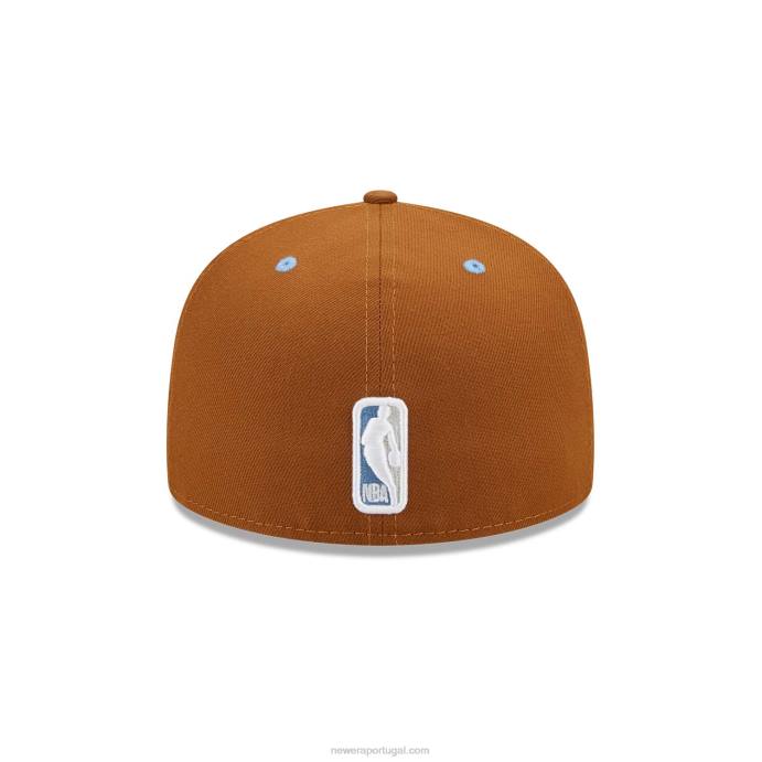 FFTN1114 New Era Boné philadelphia 76ers chocolate quente 59fifty