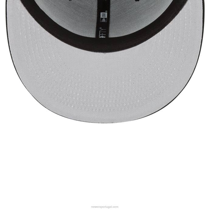 FFTN1115 New Era boné miami heat felt x nba preto 59fifty