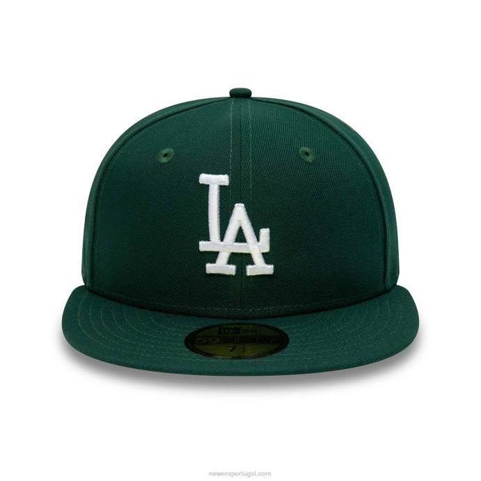 FFTN1116 New Era boné justo la dodgers verde floresta 59fifty