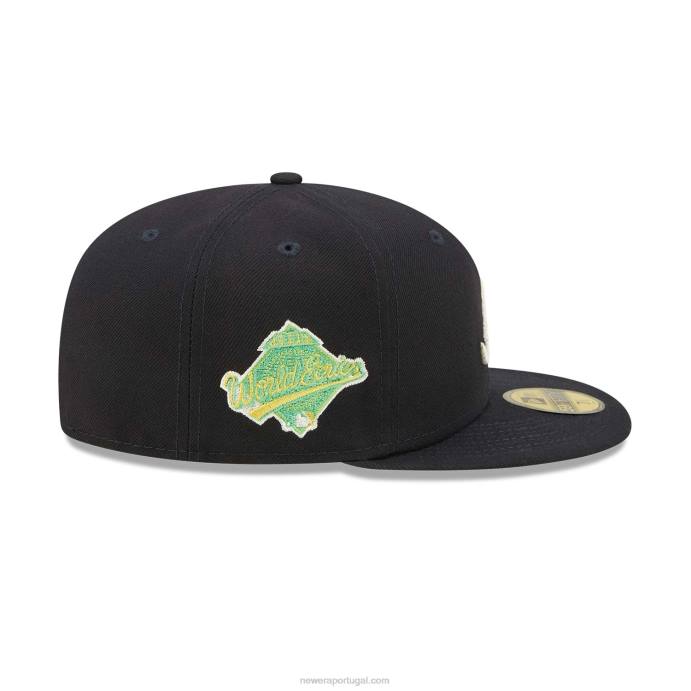 FFTN1119 New Era boné ajustado azul marinho 59fifty Atlanta Braves Citrus Pop