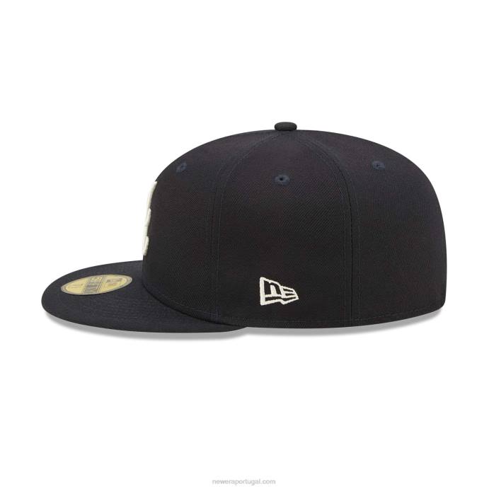FFTN1119 New Era boné ajustado azul marinho 59fifty Atlanta Braves Citrus Pop