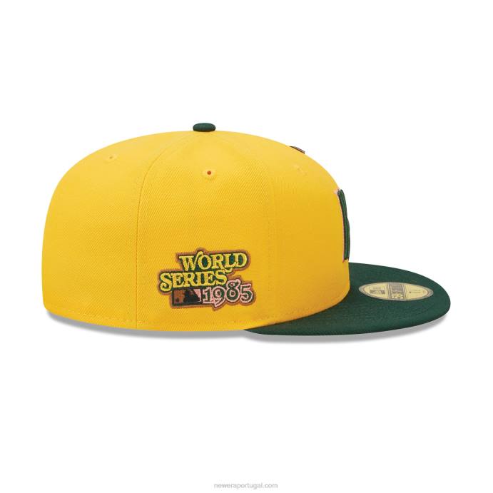 FFTN111 New Era boné kansas city royals de volta às aulas amarelo 59fifty