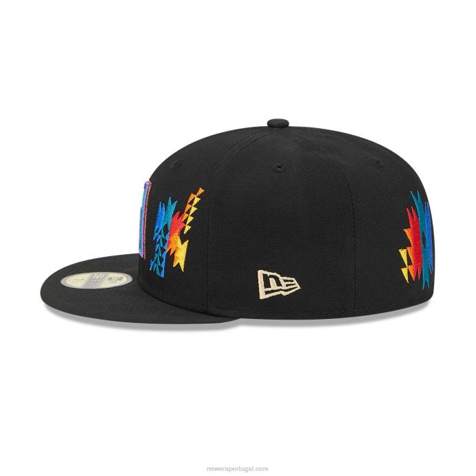 FFTN1122 New Era boné justo arizona Diamondbacks Southwestern Black 59fifty