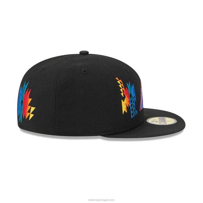 FFTN1122 New Era boné justo arizona Diamondbacks Southwestern Black 59fifty
